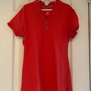 Nautica pink polo